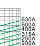 Breaking current characteristics curve of “gG” fuse links Breaking current characteristics curve of “gG” fuse links