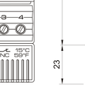 Touch-Safe Heater CSF 060 Series (semiconductor) Dawing Touch-Safe Heater CSF 060 Series (semiconductor) Dawing