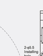 Cylindrical Fuse Bases RT14E-100 Cylindrical Fuse Bases RT14E-100