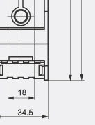 Cylindrical Fuse Bases RT14E-100 Cylindrical Fuse Bases RT14E-100