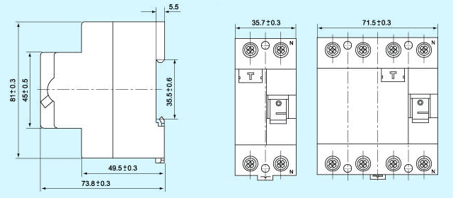 Overall and Mounting Dimensioned Chart Overall and Mounting Dimensioned Chart