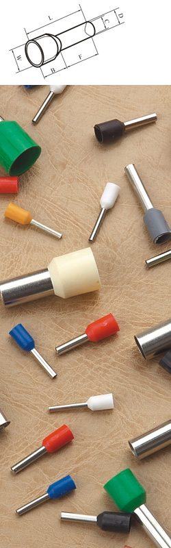 Insulated Cord End Terminals Insulated Cord End Terminals