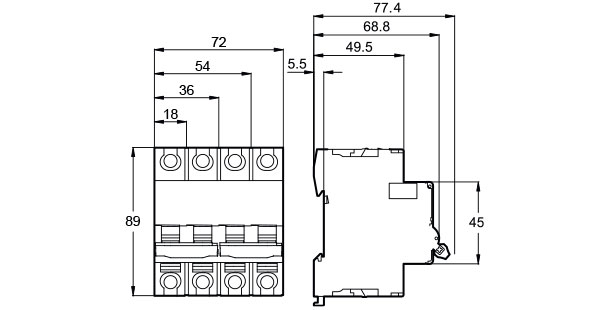 Overall and Mounting Dimensioned Chart Overall and Mounting Dimensioned Chart