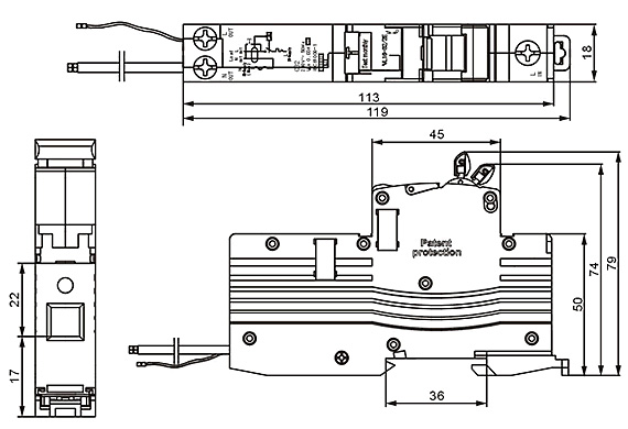Overall and Mounting Dimensioned Chart Overall and Mounting Dimensioned Chart